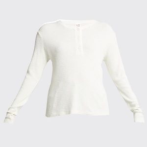 Long-Sleeve Henley Top
